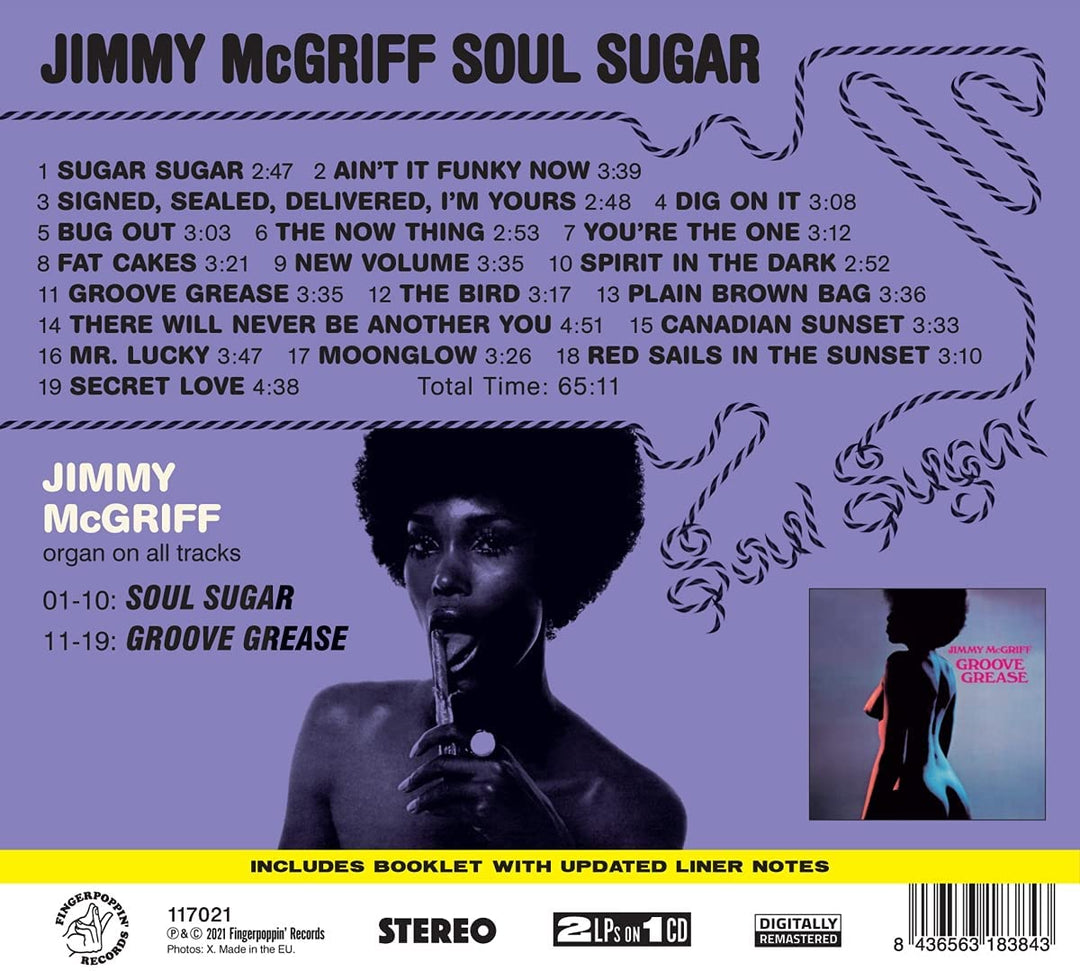 Jimmy McGriff - Soul Sugar + Groove Grease [Audio CD]