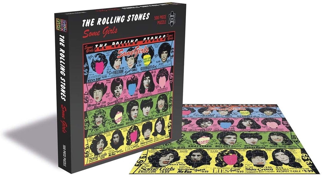 Rolling Stones The Jigsaw Puzzle Some Girls Album Cover Official 500 Piece One Size