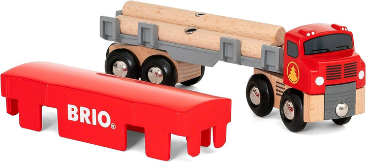 BRIO World Lumber Truck Toy Vehicle for Kids Age 3 Years Up