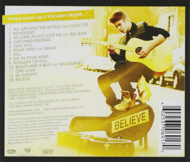 Justin Bieber - Believe [Audio CD]