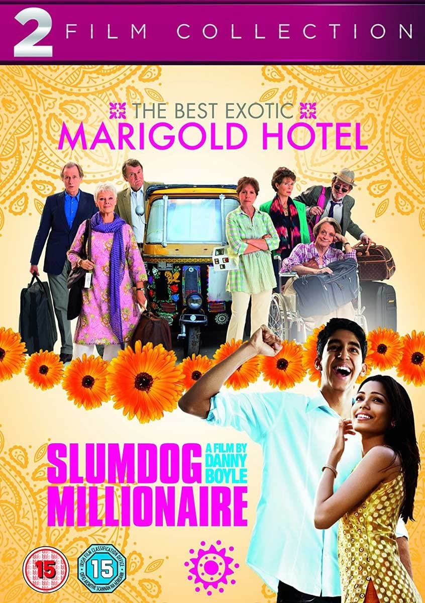 The Best Exotic Marigold Hotel / Slumdog Millionaire Double Pack [2008] - Romance/Drama [DVD]