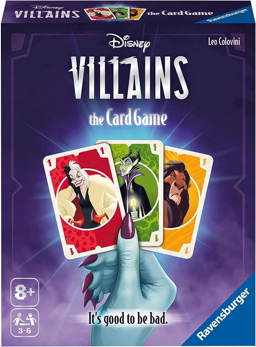 Ravensburger Disney Villains Card Games for Kids Age 3 Years Up