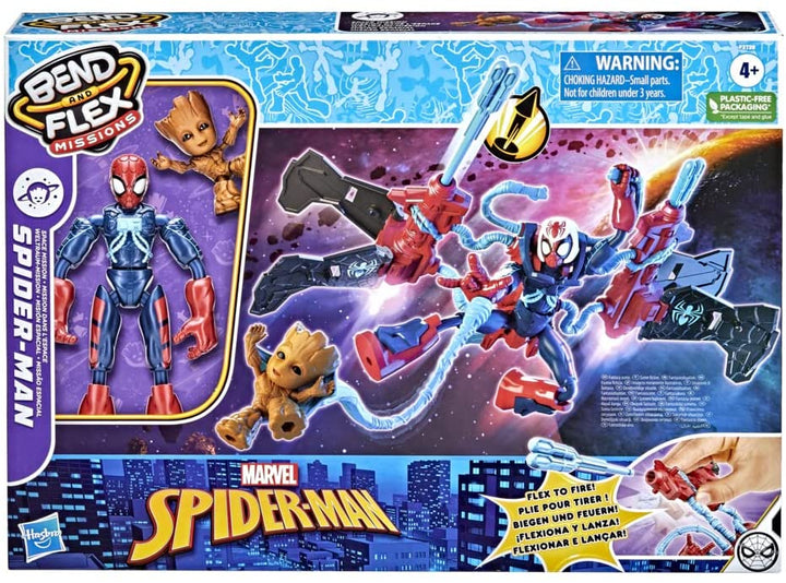 Hasbro Marvel Spider-Man Bend and Flex Missions Spider-Man Space Mission Action
