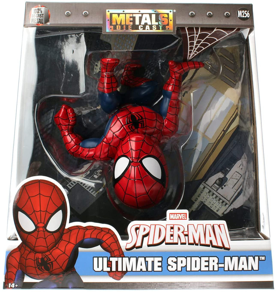 Jada 253223005 Marvel 6" Spiderman DIE-CAST Collector Figure, Multi-Coloured