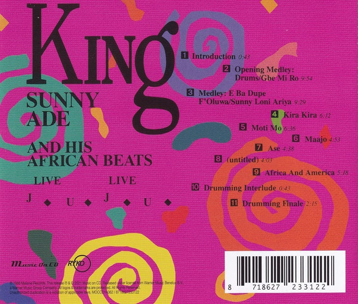 King Sunny Adé - Live Live Juju [Audio CD]