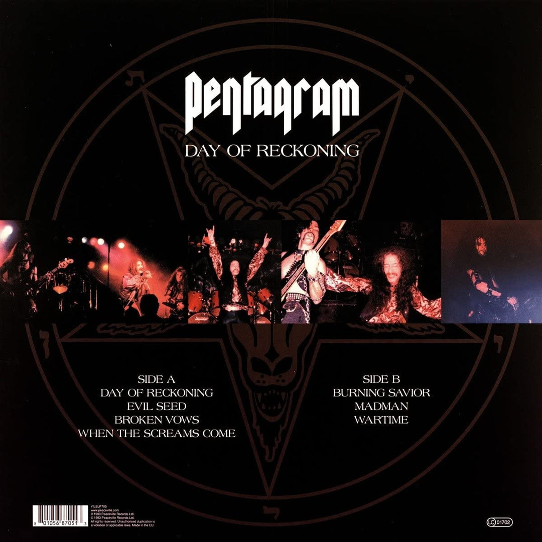 Day Of Reckoning (Pic Disc) - Pentagram [Vinyl]