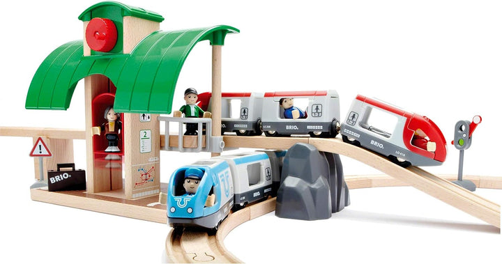 BRIO World Railway Travel Switching Set for Kids Age 3 Years Up - Compatible With All BRIO Trains and Accessories