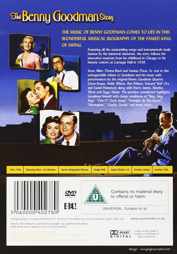 The Benny Goodman Story [1955] - [DVD]