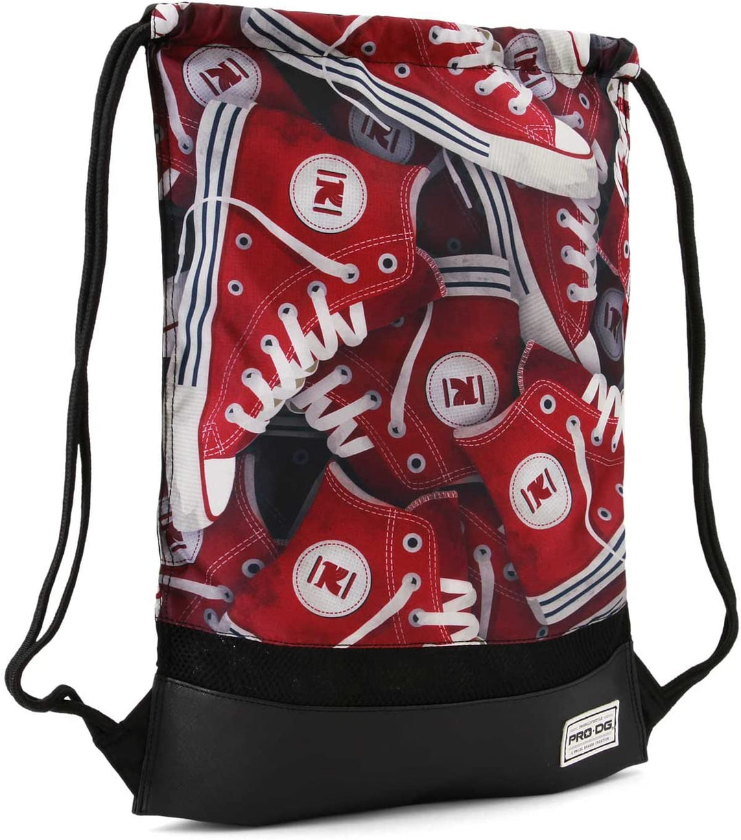 Prodg Tracks-Storm Drawstring Bag, 48 cm, Red