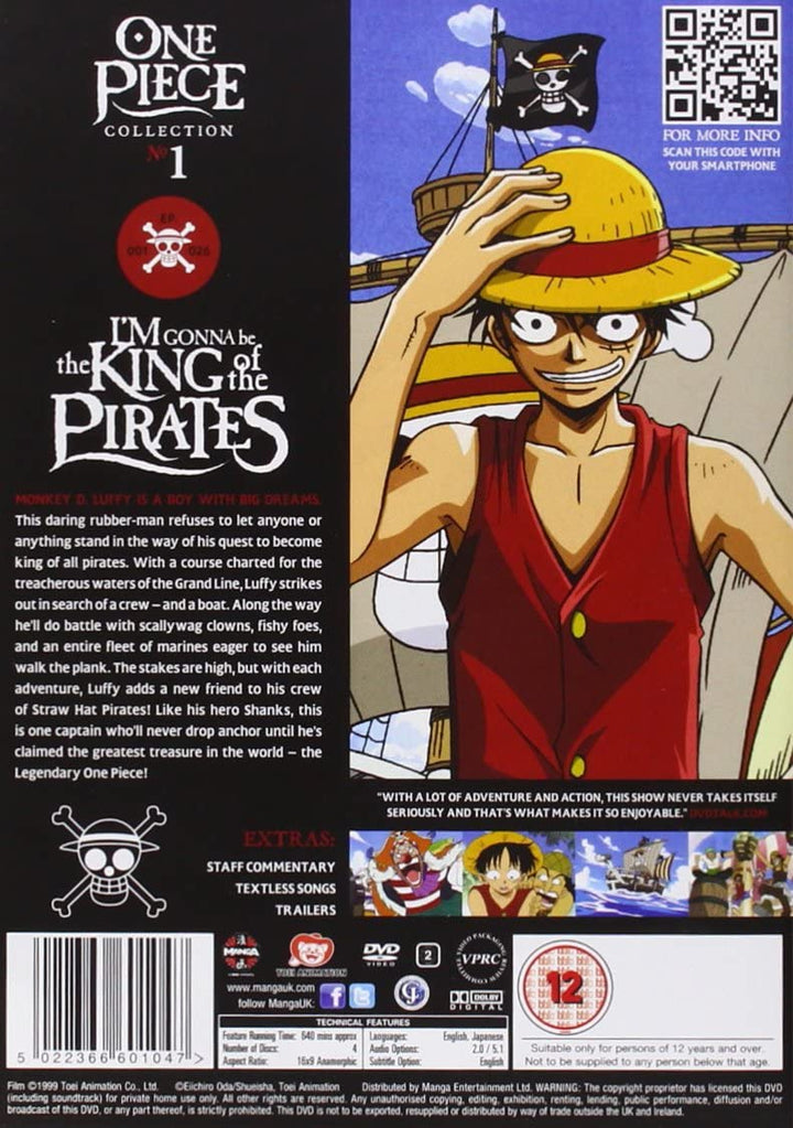 One Piece Collection 1 (Episodes 1-26) [DVD]