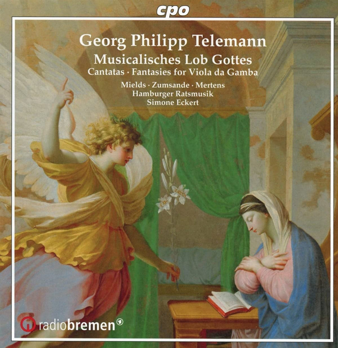 Telemann: Cantatas from Musicalisches Lob Gottes [Dorothee Mields; Hanna Zumsande; Klaus Mertens; Hamburger Ratsmusik; Simone Eckert] [Cpo: 555387-2] [Audio CD]