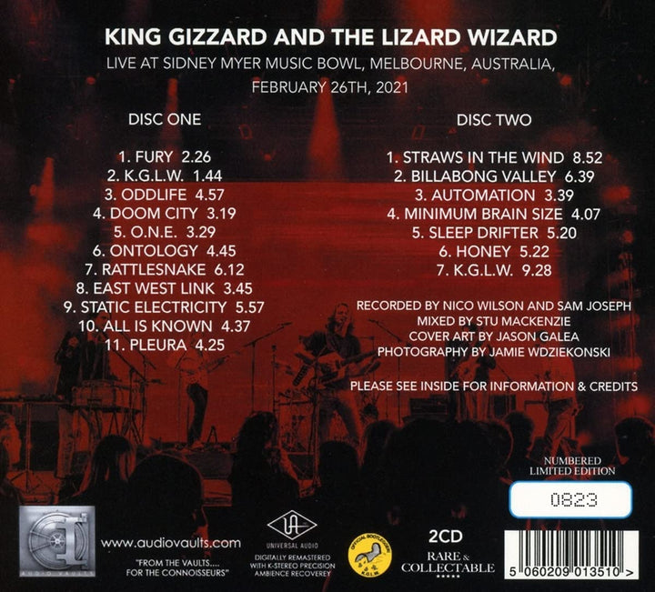 King Gizzard & The Lizard Wizard - Live In Melbourne 2021 [Audio CD]