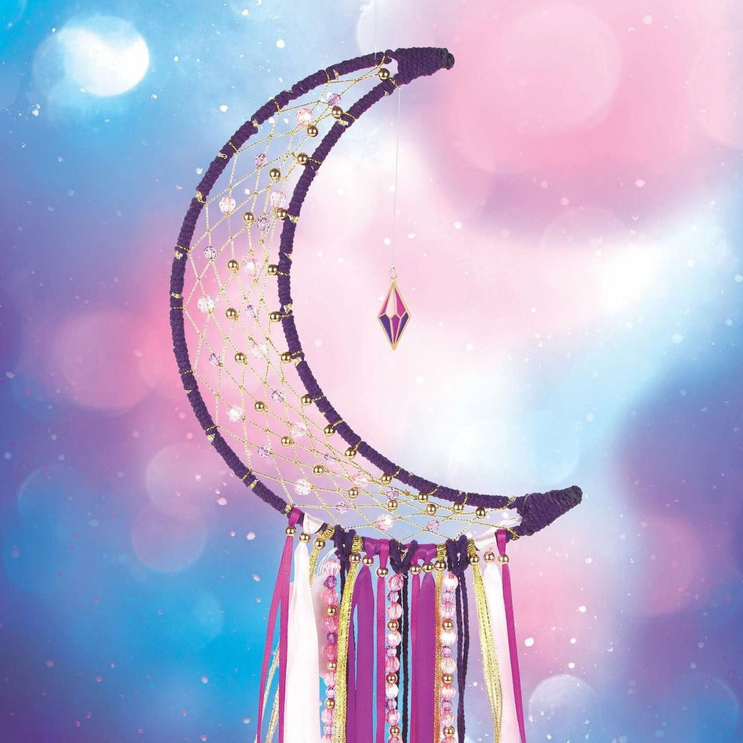 Make It Real Skylight Moon Dream Catcher with Fairy Lights