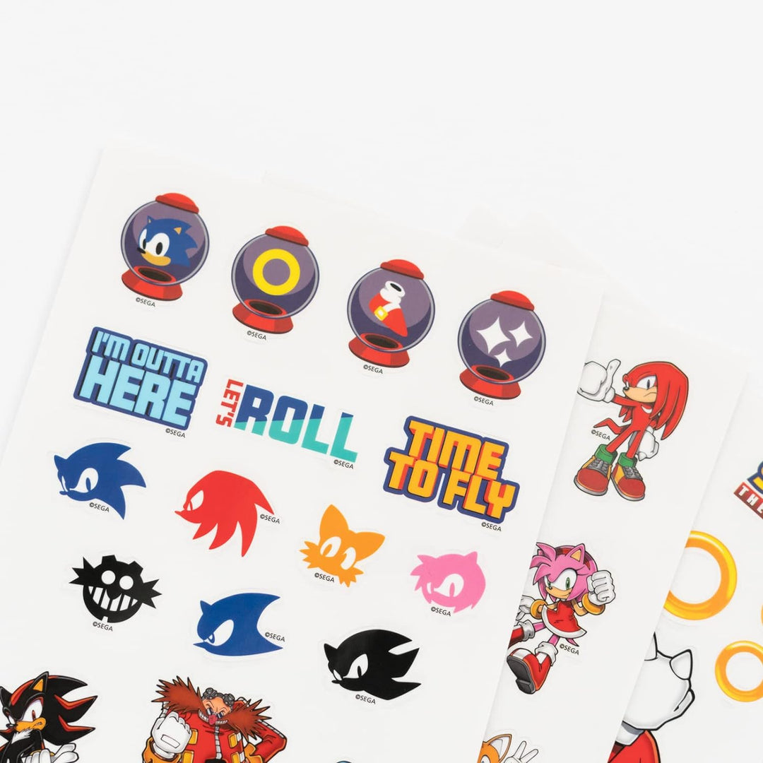 Official Sonic Gadget Decals - 56 Waterproof & Removable Stickers - Laptop Stickers