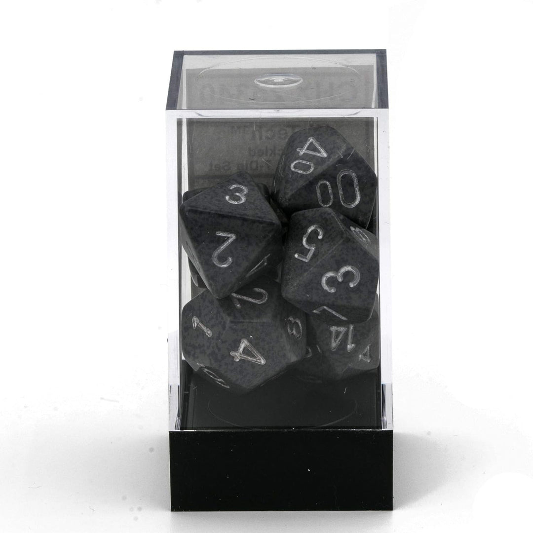 Chessex Speckled Poly 7 Dice Set - Hi-Tech, multi-coloured