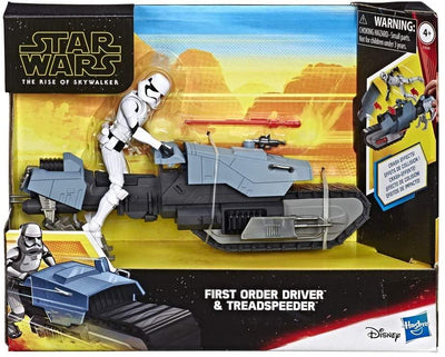 Disney Star Wars Galaxy of Adventures First Order Driver and Treadspeeder 5 Inch Scale Figure - Yachew