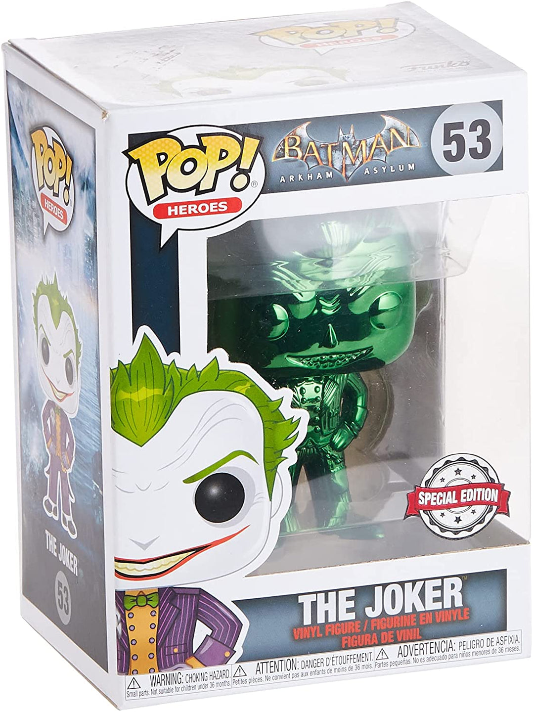 Batman Arkham Asylum Le Joker Exclu Funko 42336 Pop! Vinyle #53