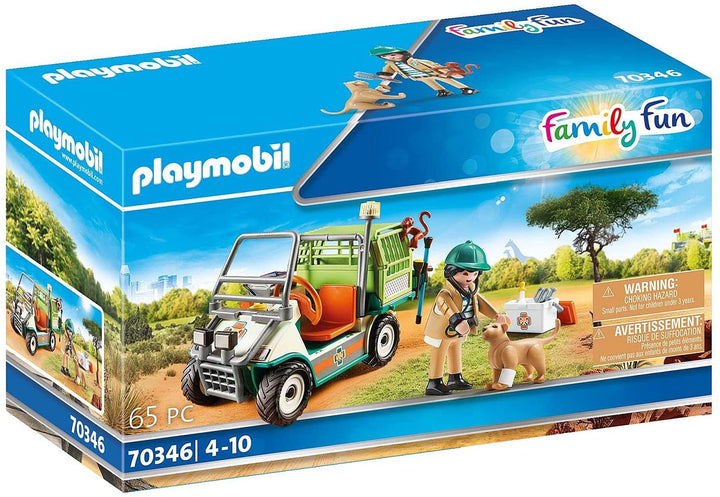 Playmobil 70346 Family Fun Zoo Vet with Medical Cart