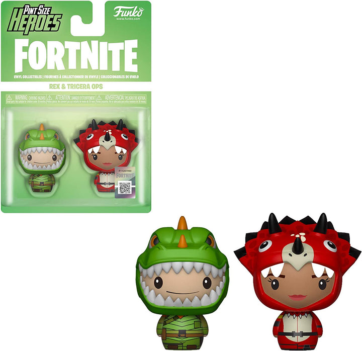 Funko 38029 PSH 2-Pack: Fortnite: Rex & Tricera Ops Collectible Figure, Multicolour