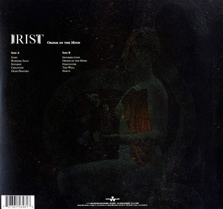 Irist - IristOrder Of The Mind LP (orange/black swirl) [VINYL]