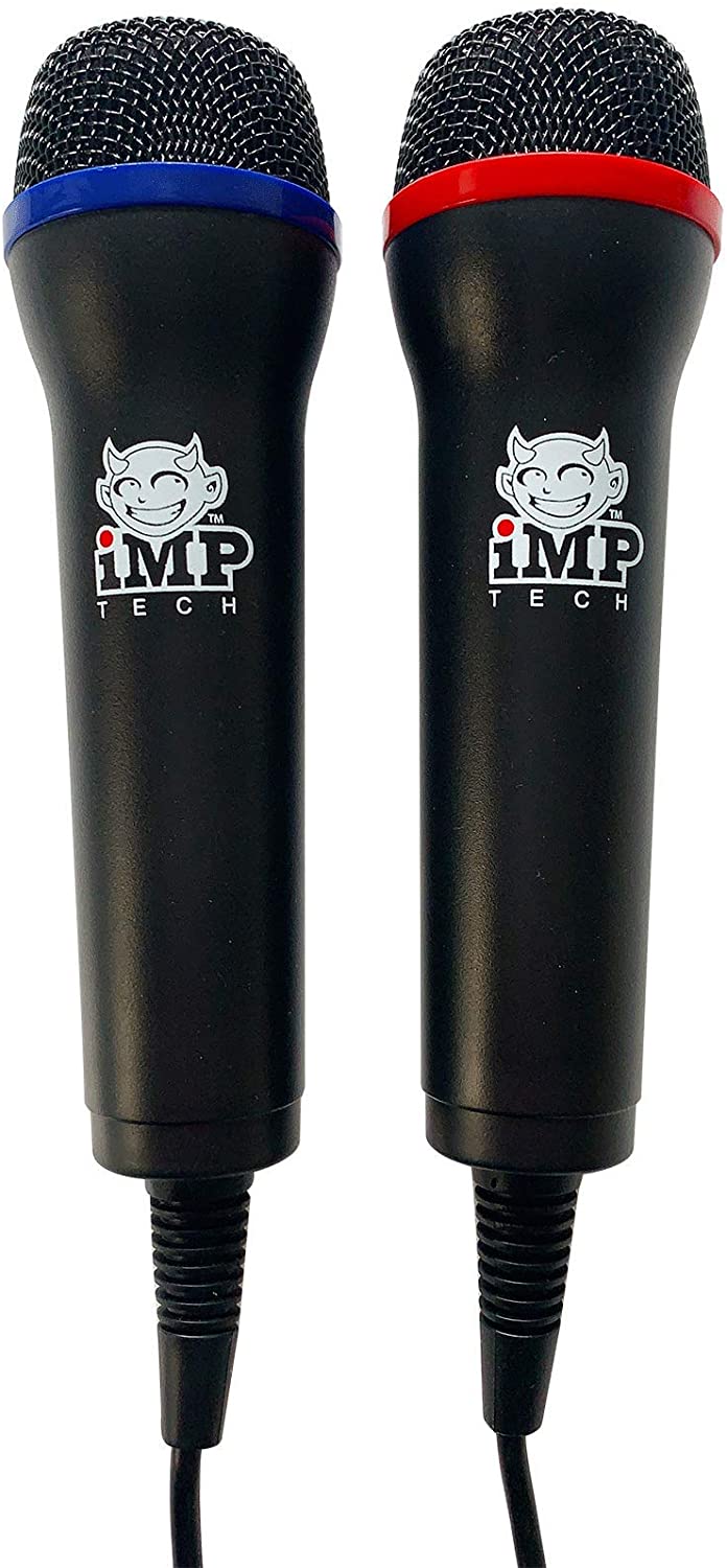 iMP Tech Universal Duets Twin USB Microphone Pack (PS4/Xbox One/Xbox 360/PS3/PC DVD)