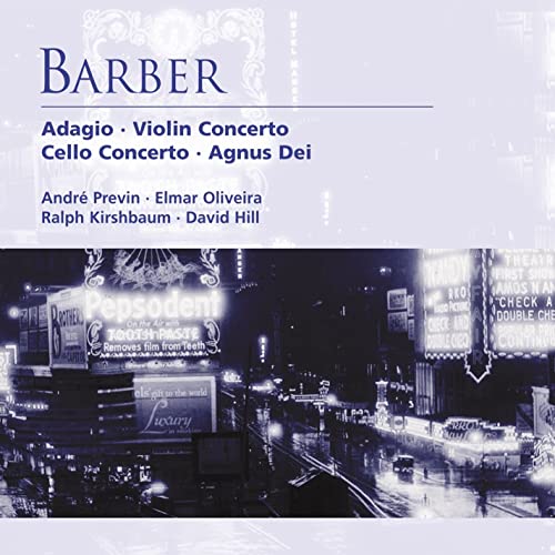 Barber: Adagio for Strings / Violin Concerto Op.14 / Essay Op.12 / Cello Concerto Op 22 / Agnus Dei [Audio CD]