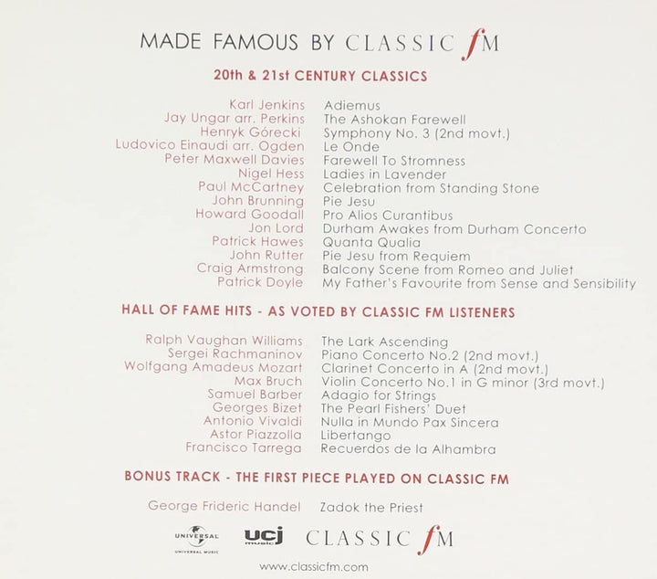 Made Famous By Classic FM