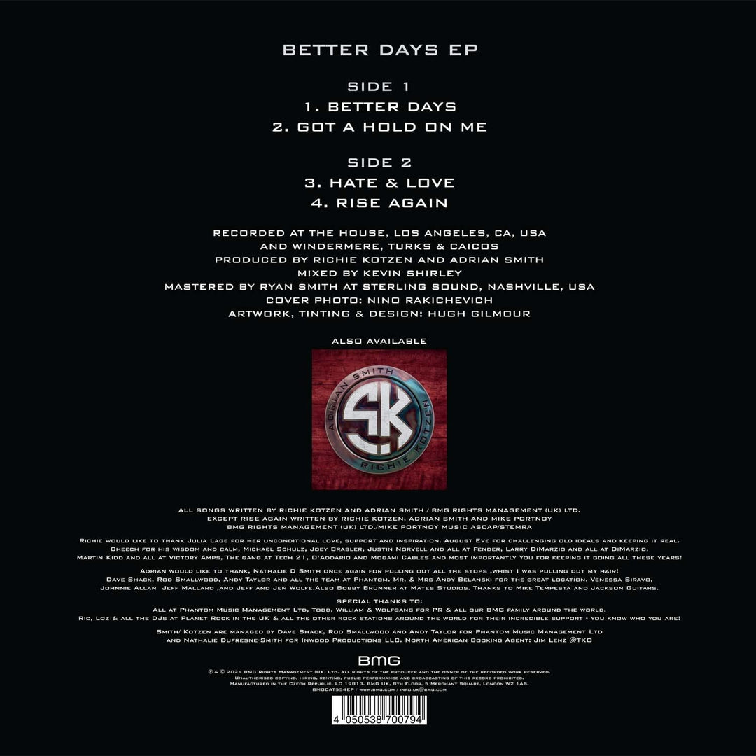 Better Days EP (Limited 12" Vinyl Single) [VINYL]