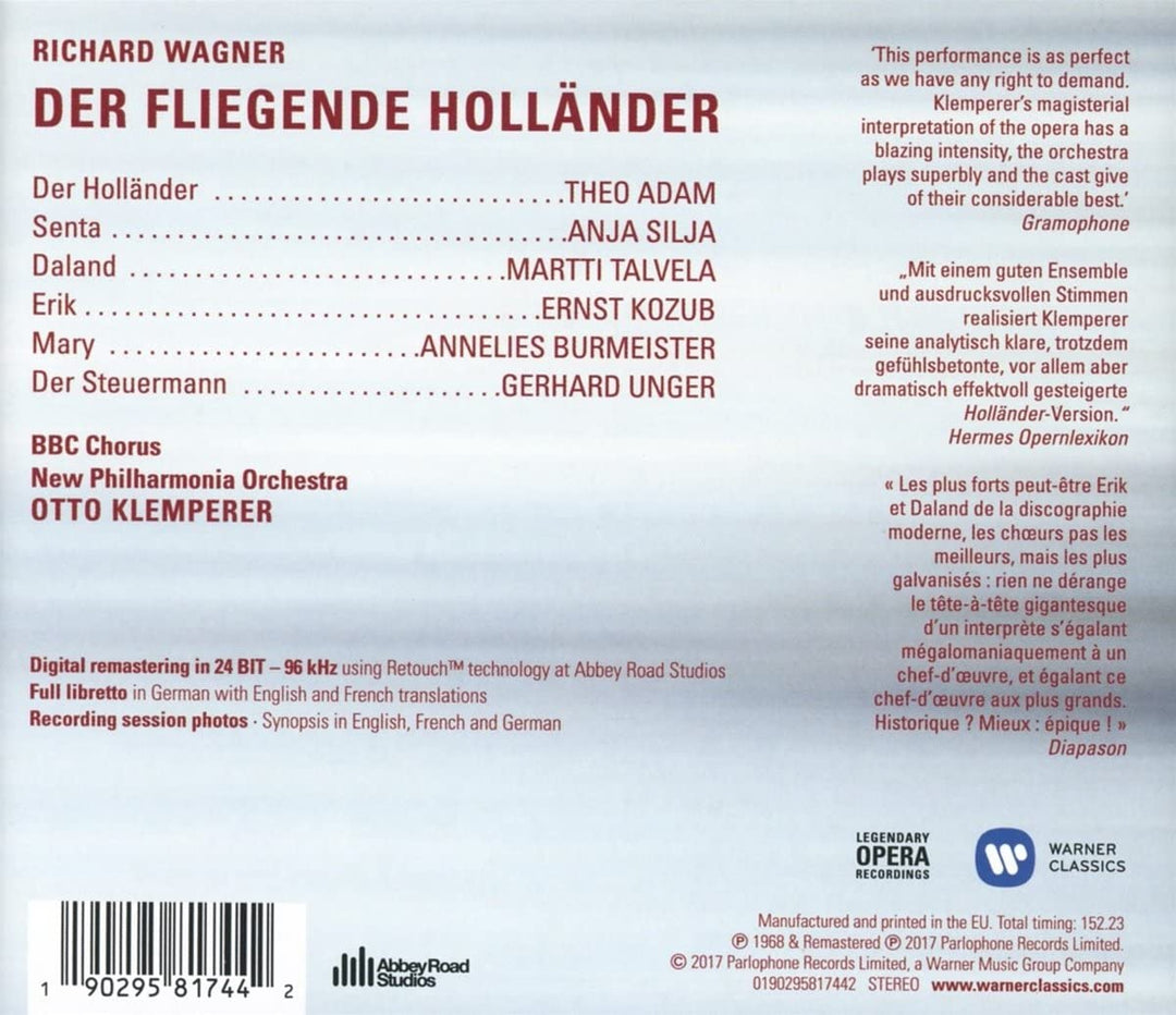 Wagner: Der fliegende Holländer (Deluxe Opera Series) [Audio CD]