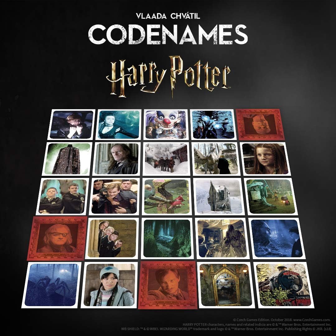 Codenames Harry Potter Edition Party Board Game by Vlaada Chvatil USAopoly