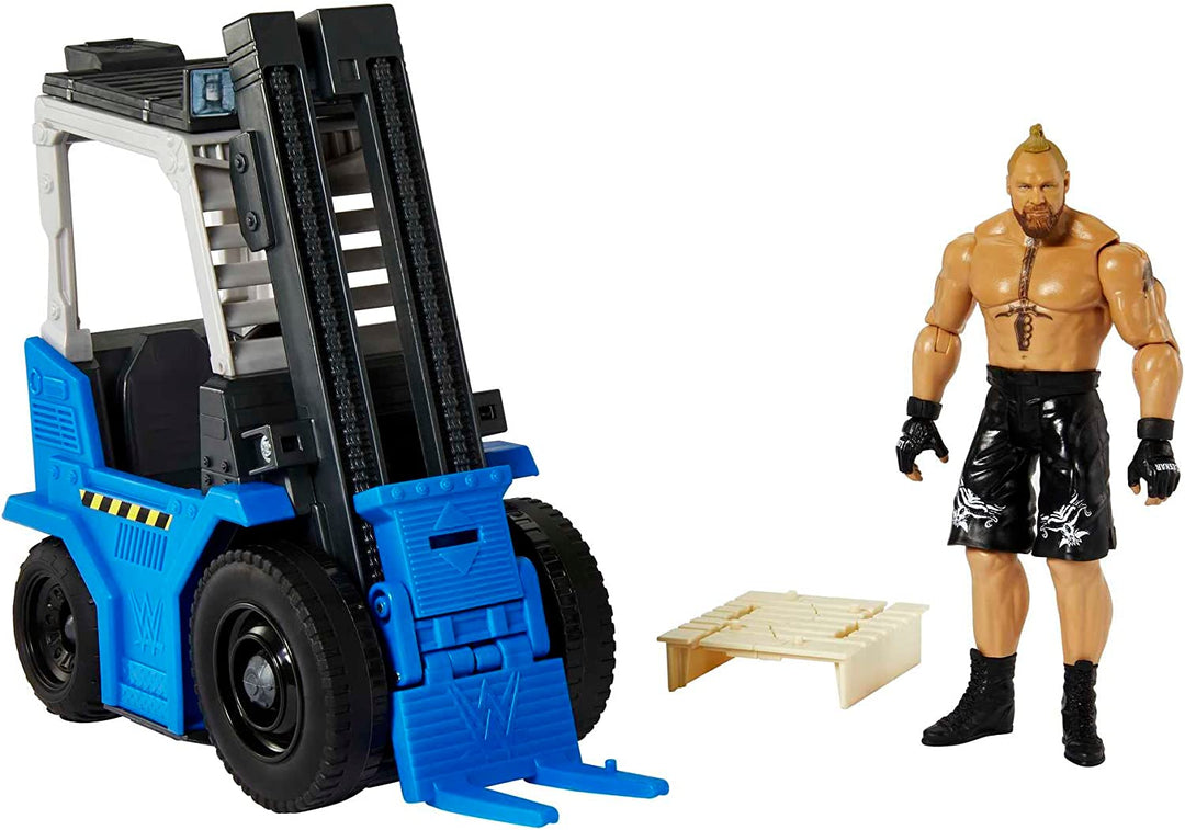 WWE Wrekkin Slam 'N Stack Forklift with Brock Lesnar Figure