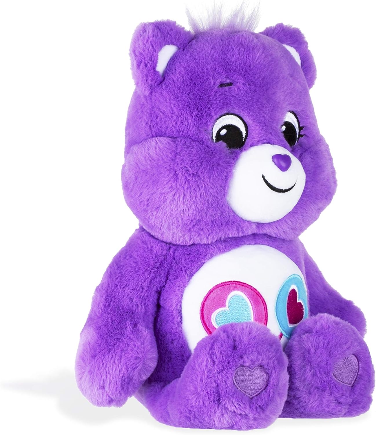 Care Bears Share Bear - 14 Inch Purple Plush Toy for Kids 3