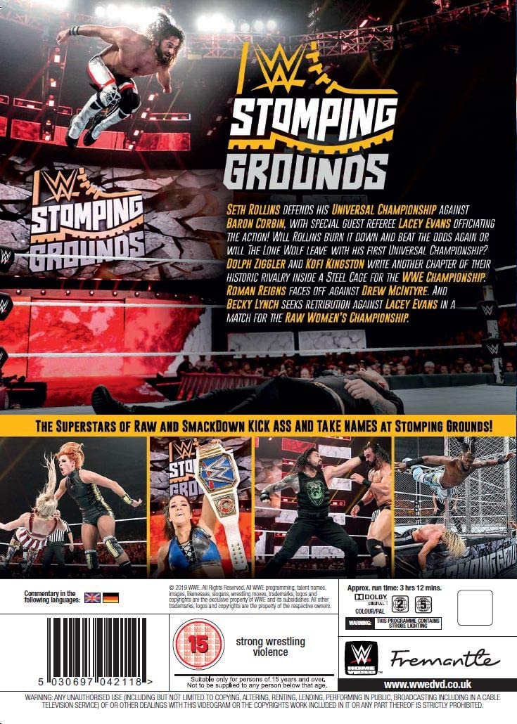 WWE: Stomping Grounds 2019 [DVD]