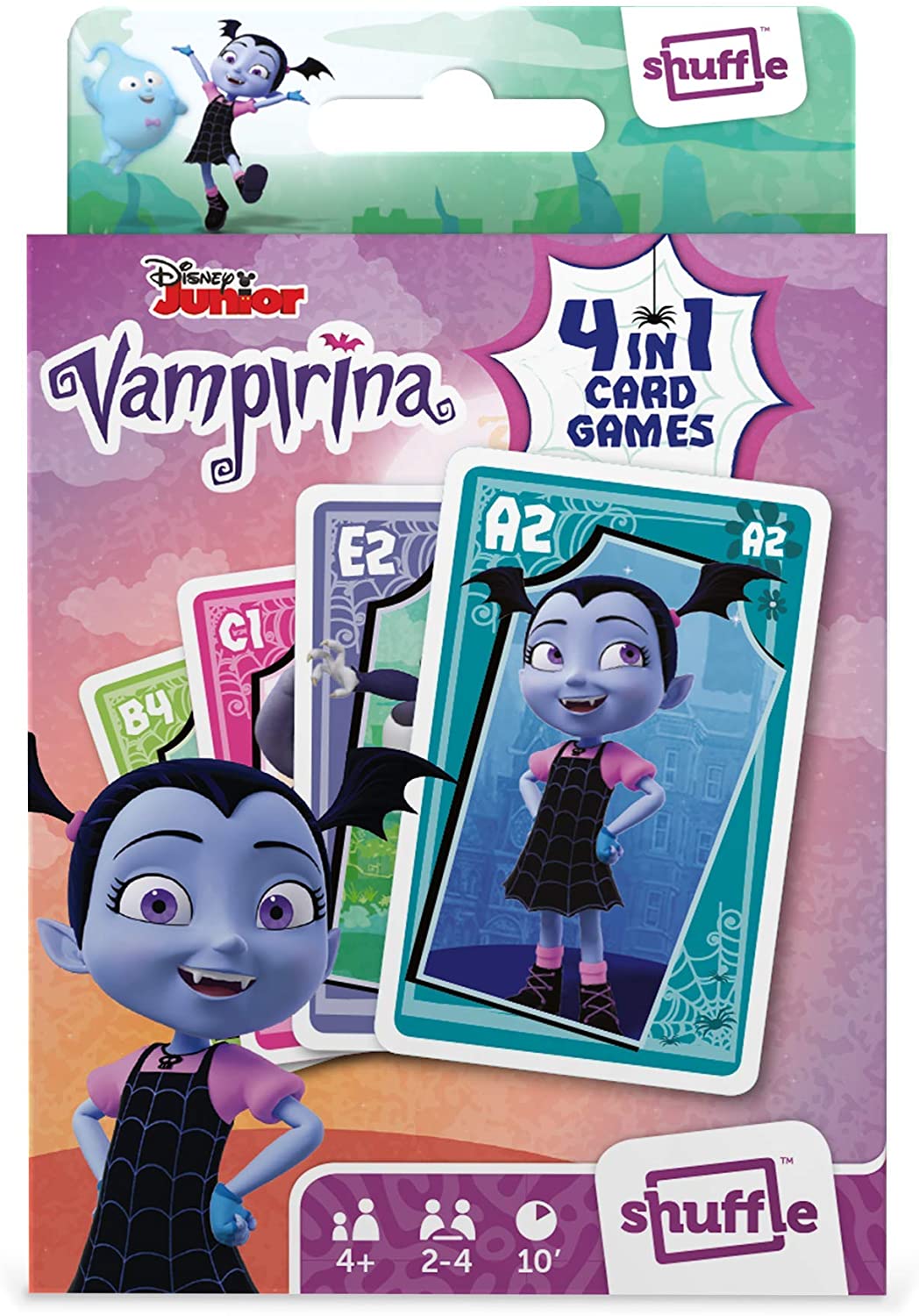 Shuffle Card Game Fun 4 in 1 Vampirina