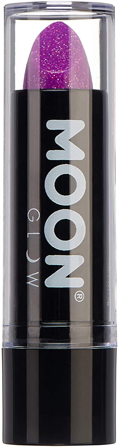 Moon Glow - Neon UV Glitter Lipstick Purple (M8497)