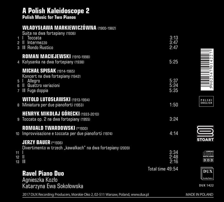 A Polish Kaleidoscope 2 - Polish Music for Two Pianos - [Audio CD]