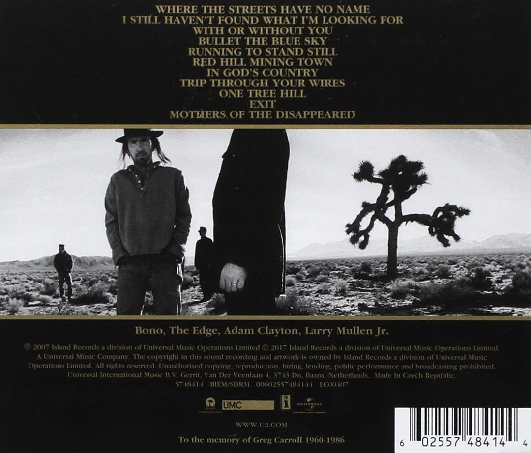 U2 - The Joshua Tree - [Audio CD]