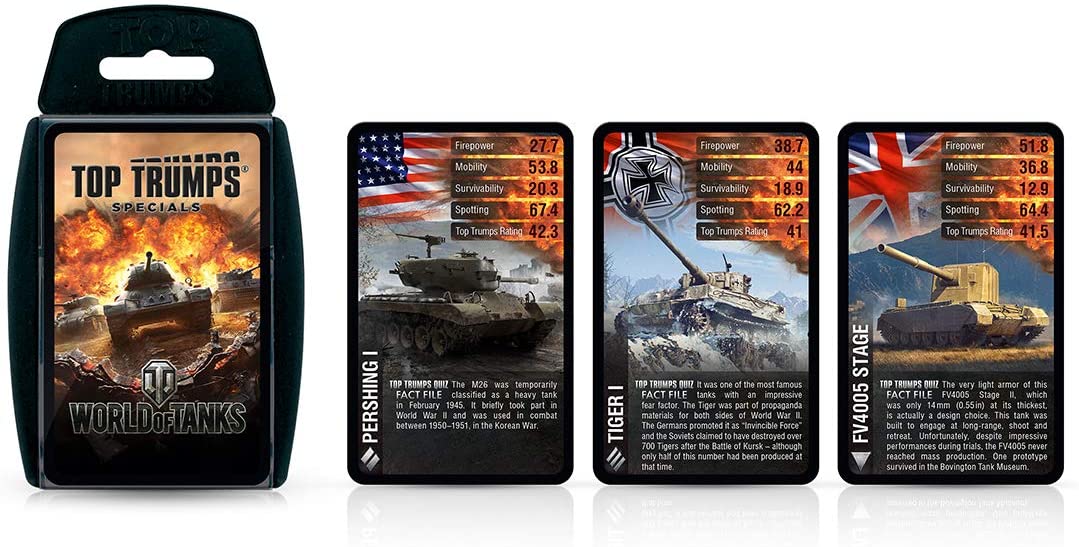 World of Tanks Top Trumps Specials Card Game