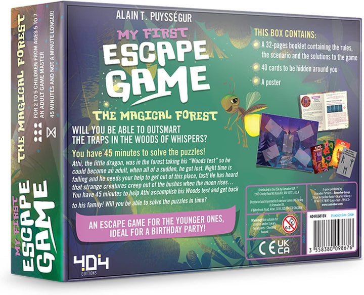 404 Games | My First Escape Game: The Magical Forest | Board Game | Ages 5-7 | 2