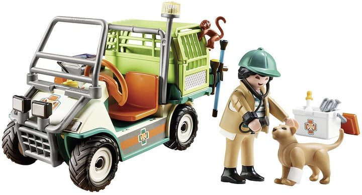 Playmobil 70346 Family Fun Zoo Vet with Medical Cart