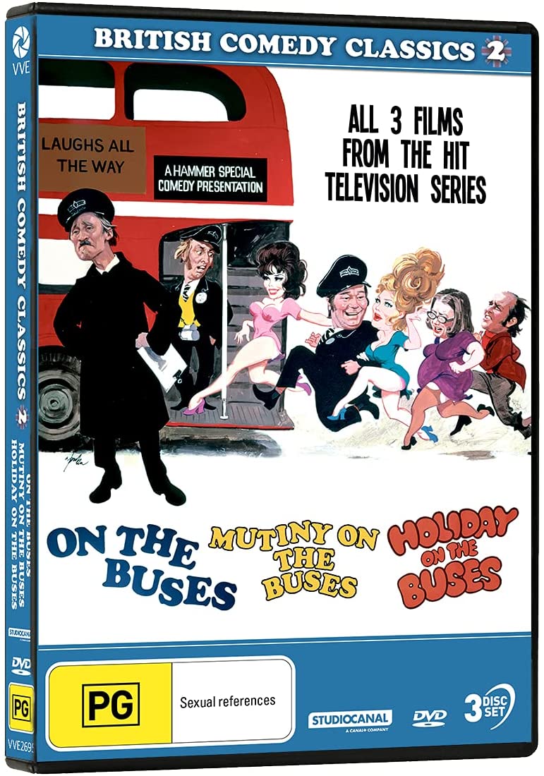 British Comedy Classics 2 - On the Buses / Mutiny on the Buses / Holiday on the [DVD]