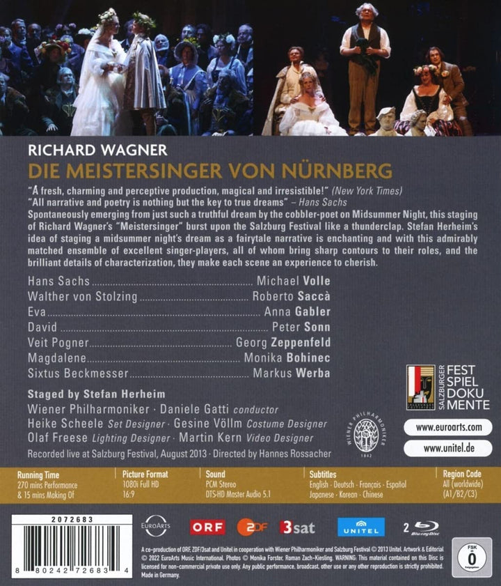 Wagner Die Meistersiner Von Nurnberg [Blu-ray]