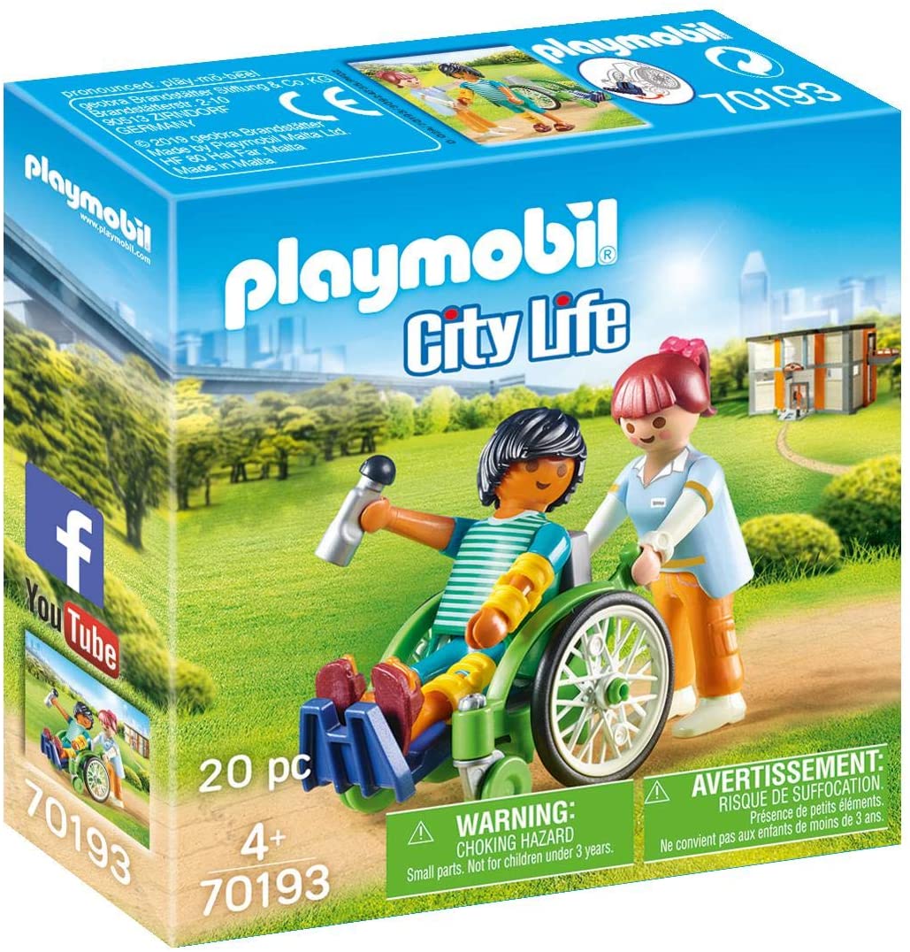 Playmobil 70194 City Life Grandma avec Rollator 4 Ans Coloré