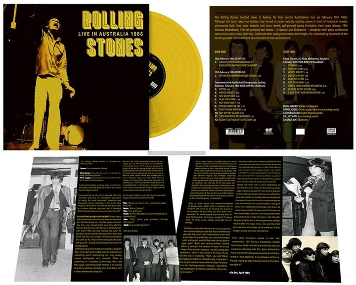 The Rolling Stones - Live In Australia 1966 (Yellow Vinyl Limited) [VINYL]