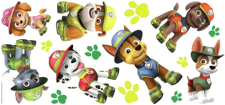 Nickelodeon - RMK3611GM RoomMates Paw Patrol Jungle Peel and Stick Giant Wall De