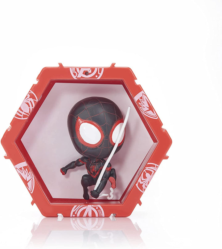 WOW! PODS Spiderman Collection - Miles Morales | Superhero Light-Up Bobble-Head