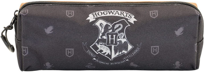 Harry Potter Howgarts-Fan Square Pencil Case, Black