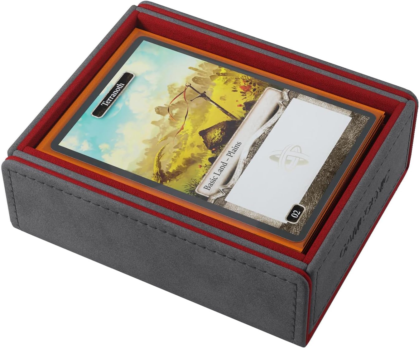 Gamegenic Token Keep Gray/Red Premium Chip Box for Board Games 7