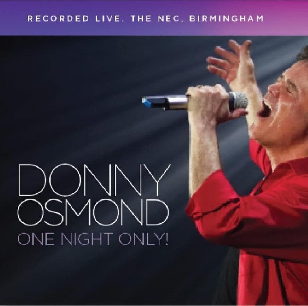 One Night Only - Donny Osmond [Audio CD]