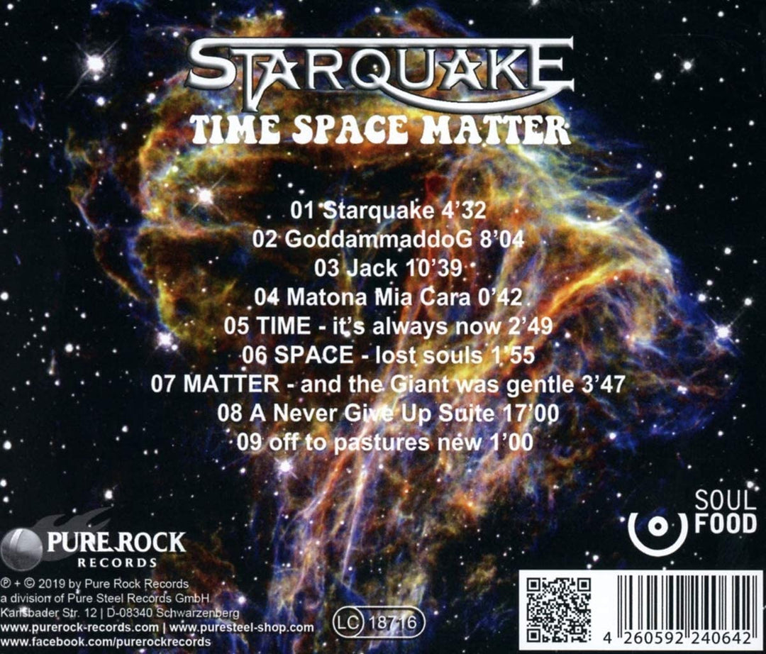 Starquake - Time Space Matter [Audio CD]